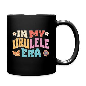 In my Ukulele Era - Full Colour Mug - black - Right