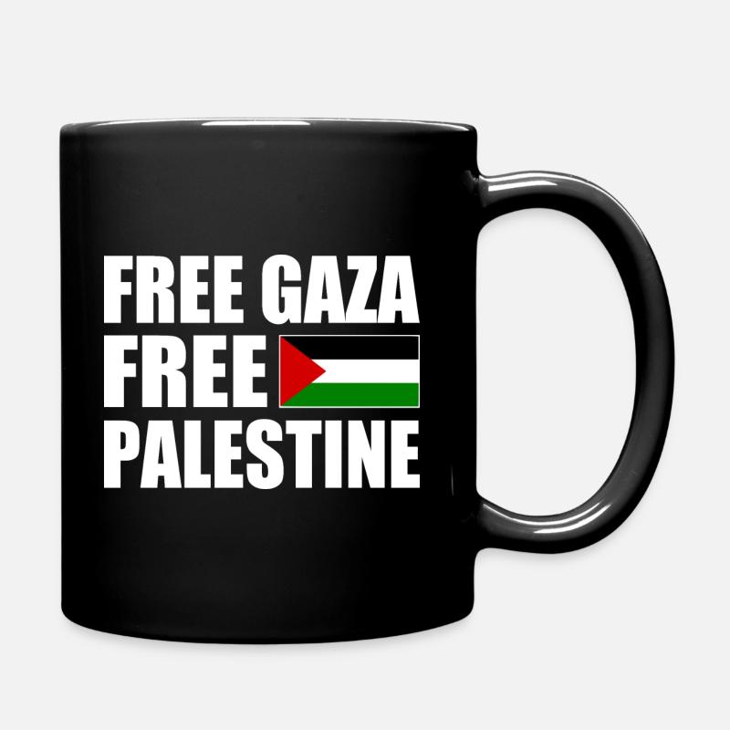 Free palestine - Mug uni - noir