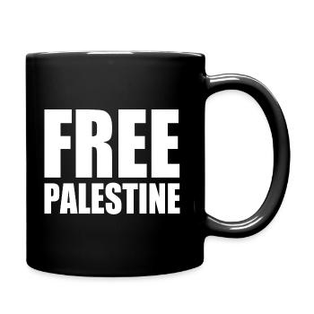Free palestine - Full Colour Mug - black - Right