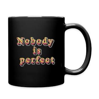 nobody - Tasse einfarbig - Schwarz - Rechts