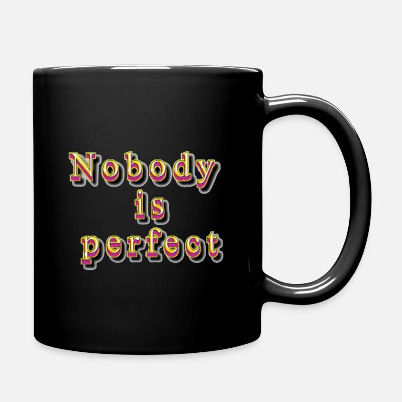 nobody - Tasse einfarbig - Schwarz