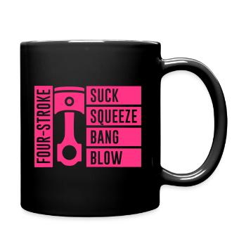FOUR STROKE - Tasse einfarbig - Schwarz - Rechts