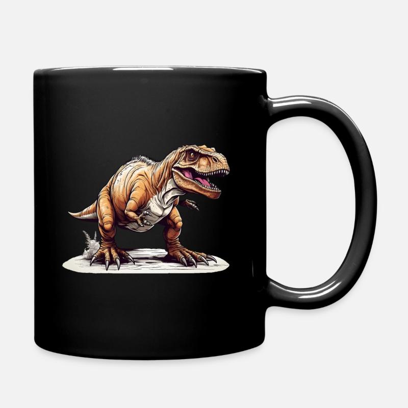 T Rex - Full Colour Mug - black