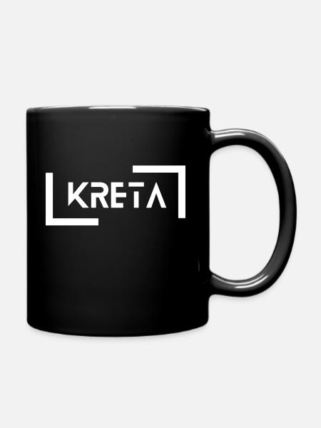 Kreta - Tasse einfarbig - Schwarz