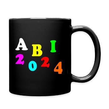 Abi 2024 - Tasse einfarbig - Schwarz - Rechts