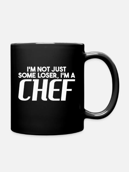 Redefining mastery: The Chef's Journey - Full Colour Mug - black