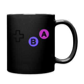 Gamer Game Boy Retro - Mug uni - noir - Droite