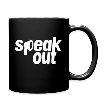 Parler franchement - Mug uni - noir - Droite