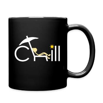 Chill - Full Colour Mug - black - Right