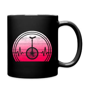 Unicycling, unicycle, unicycleartist, Unicyclefun - Full Colour Mug - black - Right