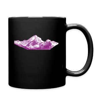 Mountain pink - Tasse einfarbig - Schwarz - Rechts