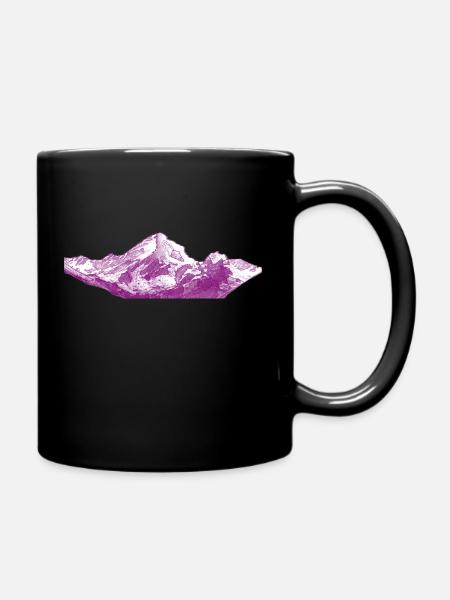 Mountain pink - Tasse einfarbig - Schwarz
