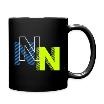 N Letter - Full Colour Mug - black - Right