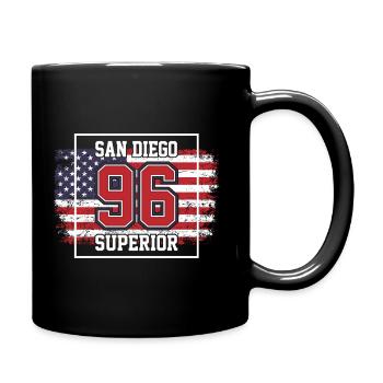 San Diego - Full Colour Mug - black - Right