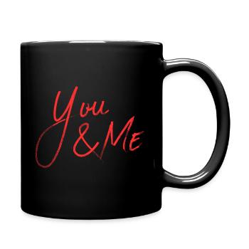 YOU & ME - Tasse einfarbig - Schwarz - Rechts