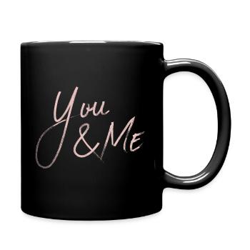 YOU & ME - Full Colour Mug - black - Right