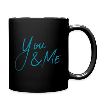 YOU & ME - Tasse einfarbig - Schwarz - Rechts