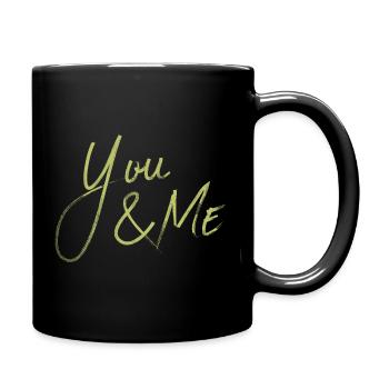 YOU & ME - Tasse einfarbig - Schwarz - Rechts