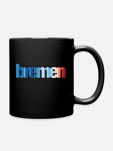 GlobalStripes Bremen - Tasse einfarbig - Schwarz
