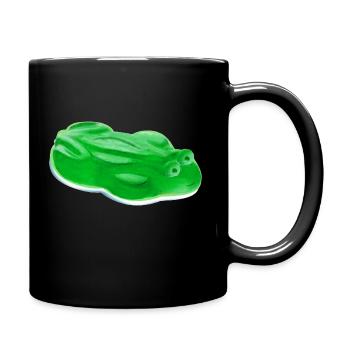Gummifrosch real - Tasse einfarbig - Schwarz - Rechts