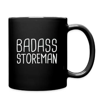 Magasinier Dur à cuire - Mug uni - noir - Droite