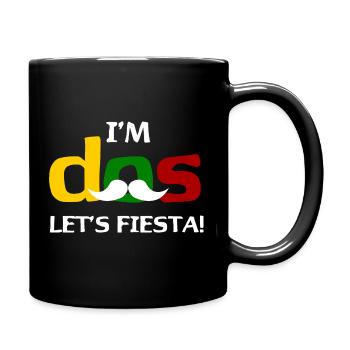 I'm Dos Let's Fiesta - Full Colour Mug - black - Right
