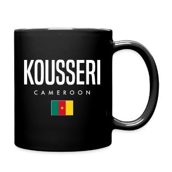 Kousseri Kamerun Kameruner - Tasse einfarbig - Schwarz - Rechts