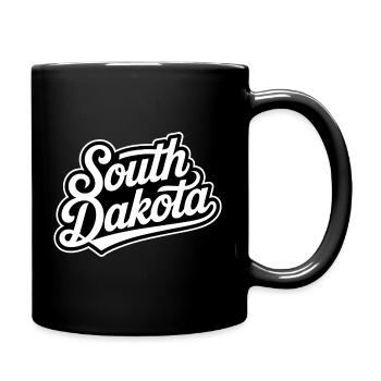 South Dakota - Souvenir USA State Design - Full Colour Mug - black - Right