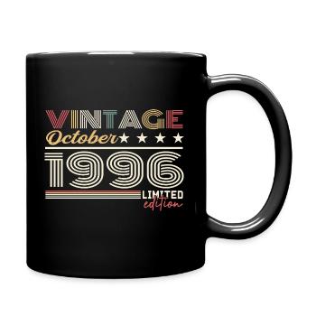October 1996 Retro Anniversary 1996 October 1996 - Full Colour Mug - black - Right