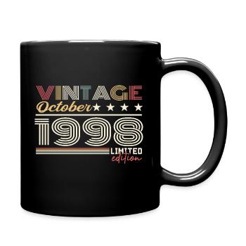 October 1998 Retro Anniversary 1998 October 1998 - Full Colour Mug - black - Right