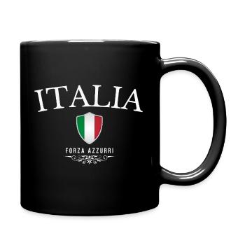 Ursprünglich aus Italien, geboren in Italien - Tasse einfarbig - Schwarz - Rechts