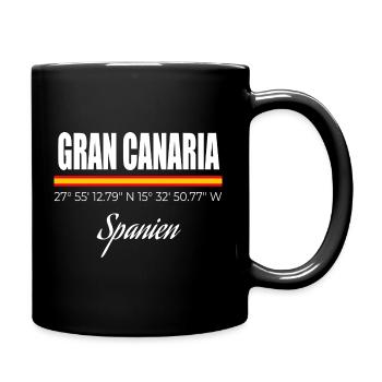 Gran Canaria - Full Colour Mug - black - Right