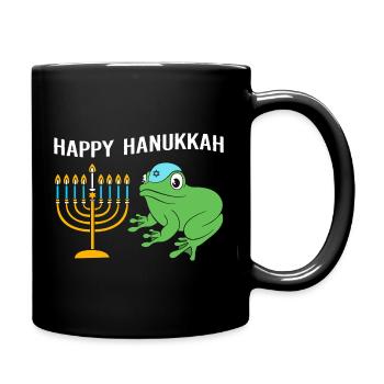 Hanoukka Hanoukka Hanoukka Grenouille - Mug uni - noir - Droite