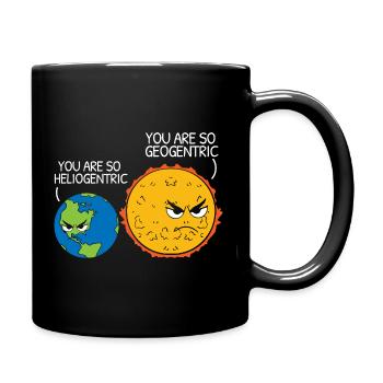 Astronomy Universe Earth Sun Astronomer - Full Colour Mug - black - Right
