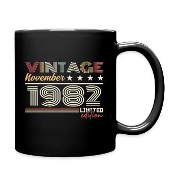 November 1982 - Tasse einfarbig - Schwarz - Rechts