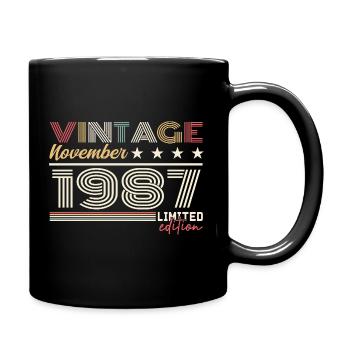 Novembre 1987 - Mug uni - noir - Droite
