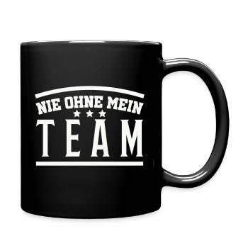 Mon équipe - Mug uni - noir - Droite
