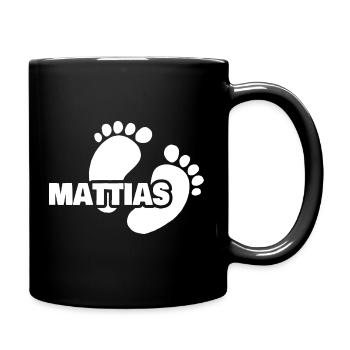 Birth of Mattias - Full Colour Mug - black - Right