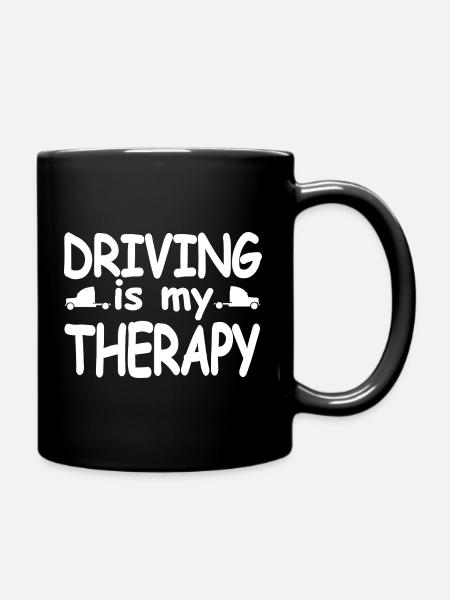 Truck - Tasse einfarbig - Schwarz