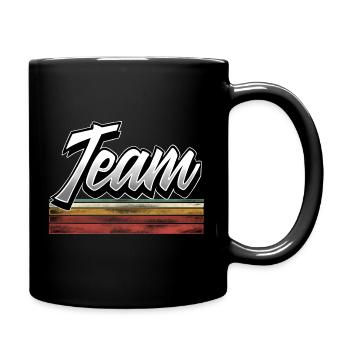 Team - Full Colour Mug - black - Right