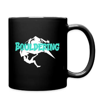 Boulder Bouldern Bloc - Mug uni - noir - Droite