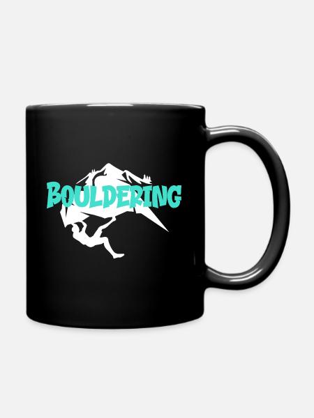 Boulder Bouldern Bloc - Mug uni - noir