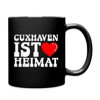 North Sea Holidays CUXHAVEN IS HOME Funny - Full Colour Mug - black - Right