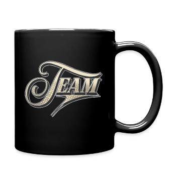 Team - Full Colour Mug - black - Right