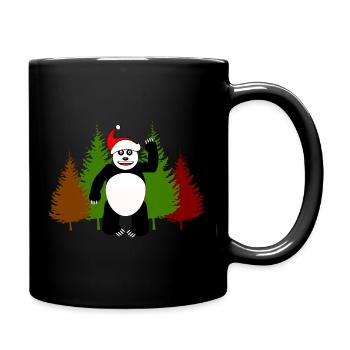SANTA PANDA - Full Colour Mug - black - Right