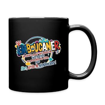 Marseille Slang Art - Emboucaner Expression Design - Mug uni - noir - Droite