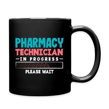 Apotheker Pharmazeutisch-technischer - Tasse einfarbig - Schwarz - Rechts