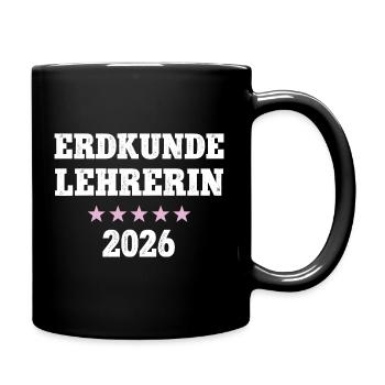 Professeur de géographie 2026 Professeur de géographie École de Géologie - Mug uni - noir - Droite