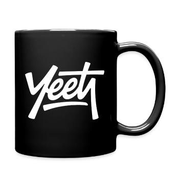 Yeet - Funny Gen Alpha Memes - Full Colour Mug - black - Right