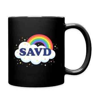 Bible Arc-en-ciel rédempte Foi chrétienne Jésus - Mug uni - noir - Droite